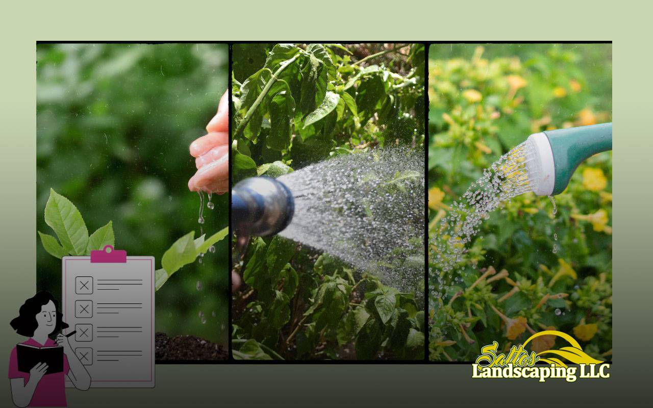 Expert tips from Saltos Landscaping LLC on watering new sod for a lush, healthy lawn.