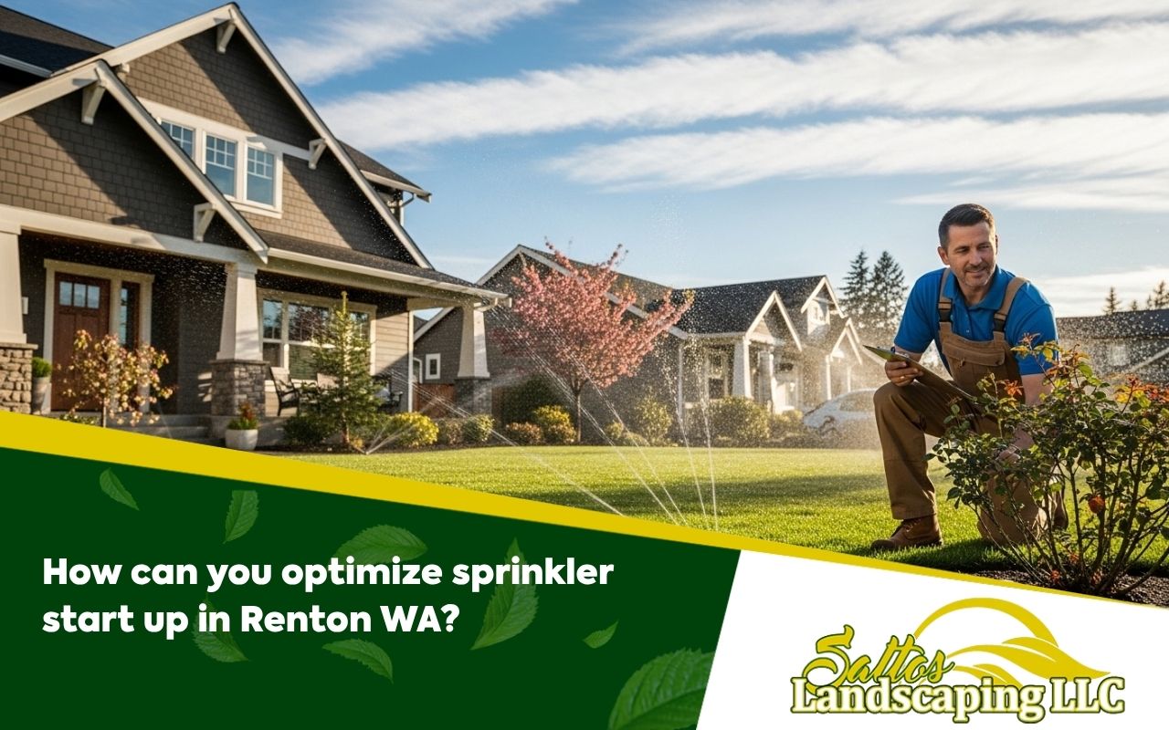 How can you optimize sprinkler start up in Renton WA?