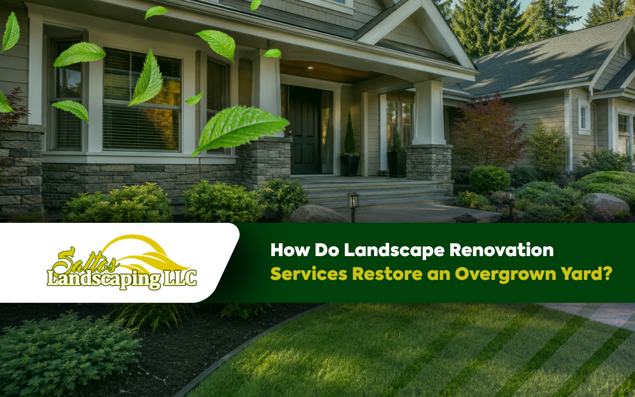 How Do Landscape Renovation Services Restore an Overgrown Yard?