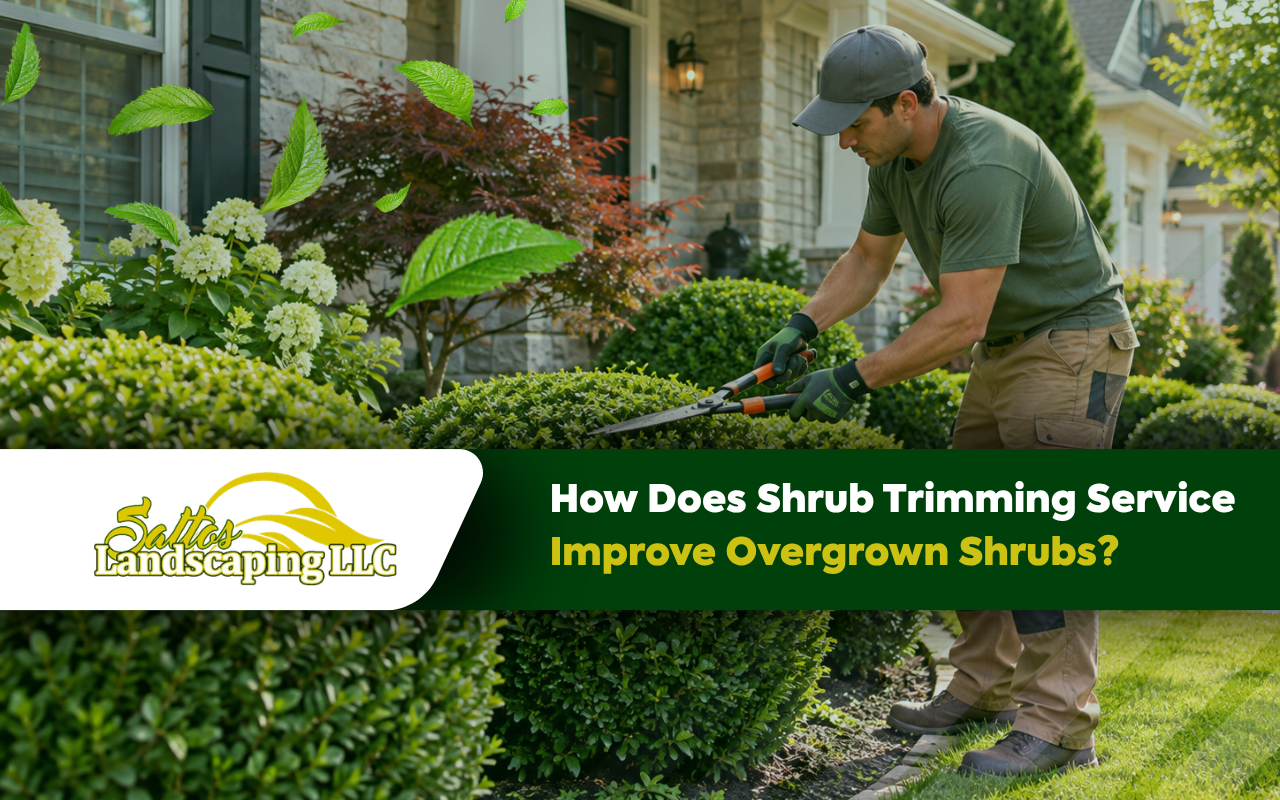 How Does Shrub Trimming Service Improve Overgrown Shrubs?